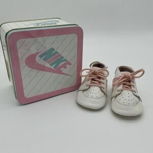 Vintage 1991 Nike Sweet Dreams Baby Sneakers Pink Swoosh w/ Original Box